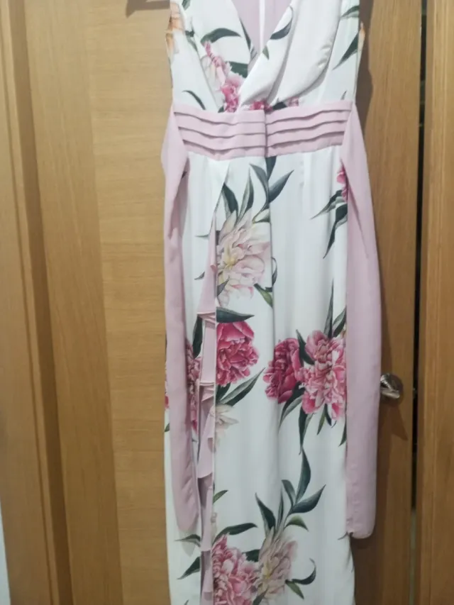 Vestido largo floral para eventos