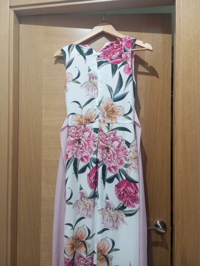 Vestido largo floral para eventos