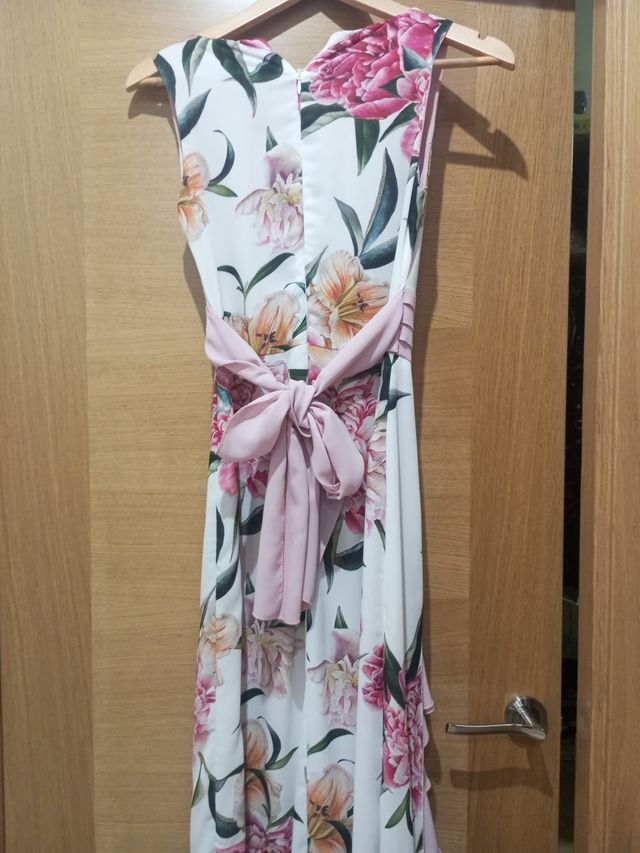 Vestido largo floral para eventos