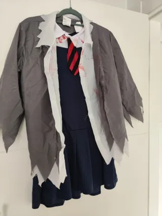 Disfraz Colegiala Zombie Halloween Talla Única