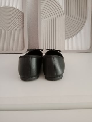 Manoletina niña negras talla 36