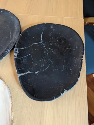 Set 5 vassoi legno fossile SOHO Balfern