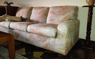 Divano 3 posti sfoderabile + pouf