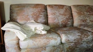 Divano 3 posti sfoderabile + pouf