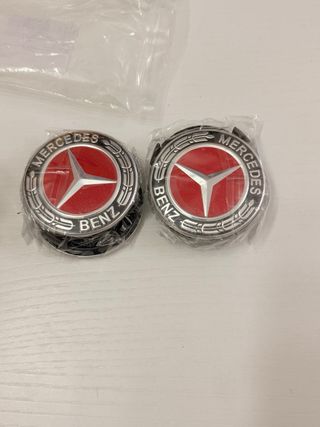 4 Tapones Centrales Mercedes Benz