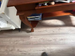 Escritorio rústico de madera