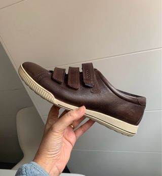 Zapatillas Ecco Piel Marrón 38
