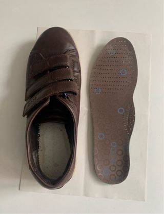 Zapatillas Ecco Piel Marrón 38