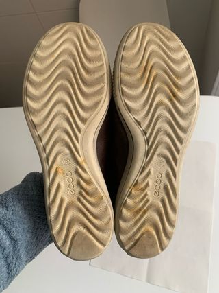 Zapatillas Ecco Piel Marrón 38