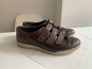 Zapatillas Ecco Piel Marrón 38