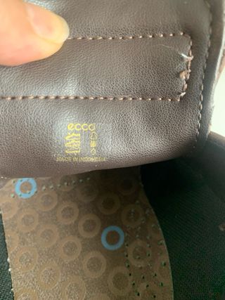 Zapatillas Ecco Piel Marrón 38