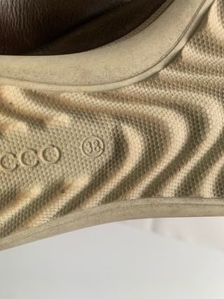 Zapatillas Ecco Piel Marrón 38