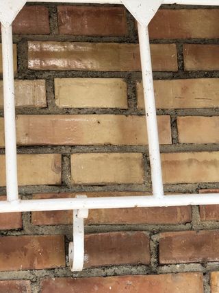 Reja de forja artesanal vintage para ventana 