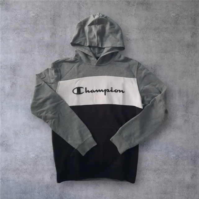 Felpa Champion Grigio/Bianco/Nero Bambino/Ragazzo
