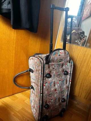 Maleta mediana con ruedas y asa extensible