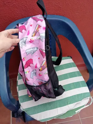Mochila Fila Estampada Zapatillas Rosa