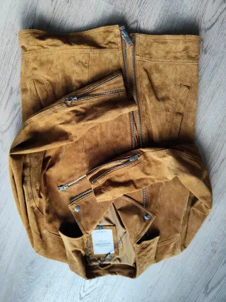 Chaqueta Jack & Jones Piel Marrón Talla M