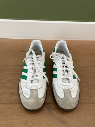 Adidas Samba Blancas y Verdes