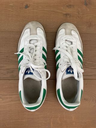 Adidas Samba Blancas y Verdes