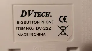 Teléfono DV-TECH con teclas grandes