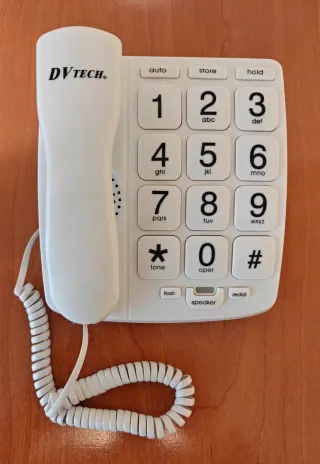 Teléfono DV-TECH con teclas grandes