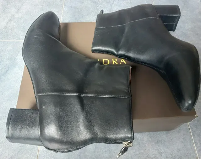 Botines ZENDRA BASIC Piel Negros Talla 39