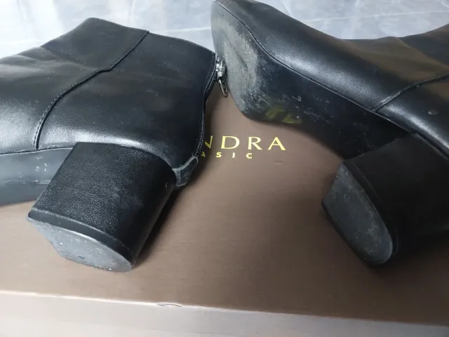 Botines ZENDRA BASIC Piel Negros Talla 39