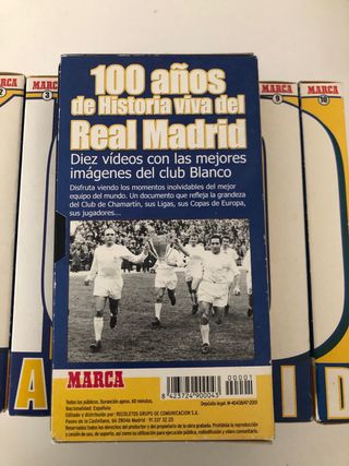 Colección VHS Real Madrid