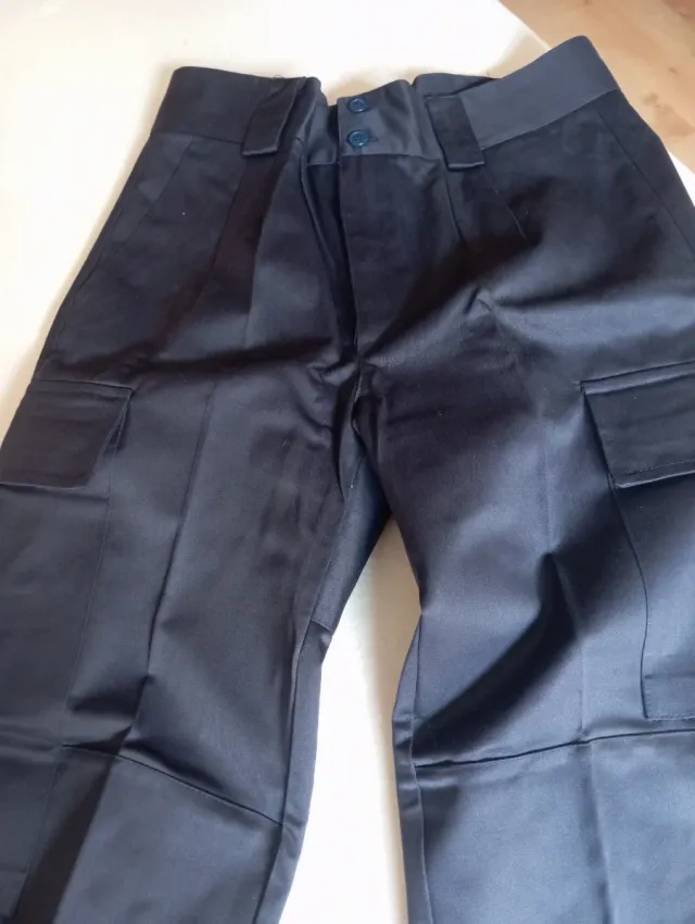 Pantalón militar cargo azul