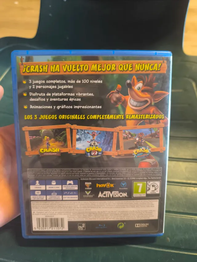 Crash Bandicoot N. Sane Trilogy PS4