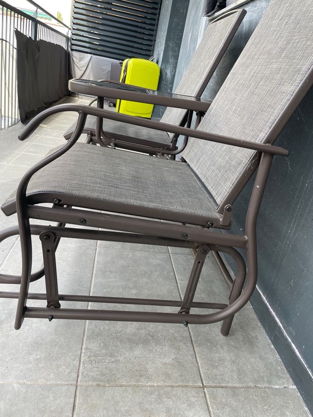 Mesa auxiliar para balcón