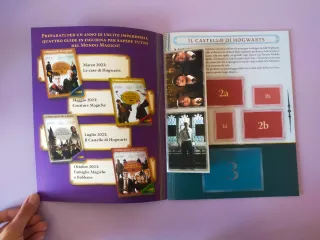 Álbum "El Castillo de Hogwarts" de Harry Potter.