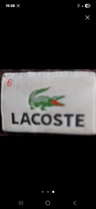 Chaqueta Punto Inglés Lacoste Marrón