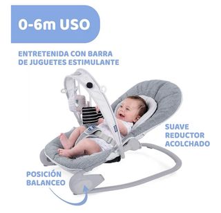 Hamaca bebé Chicco gris