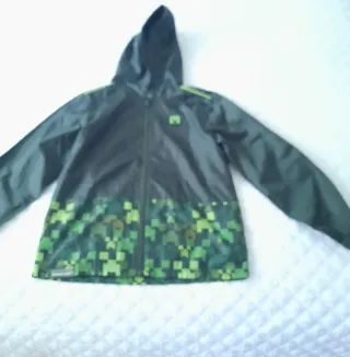 Chaqueta Minecraft Verde 9-10 qños