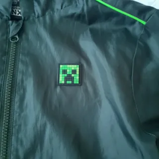 Chaqueta Minecraft Verde 9-10 qños