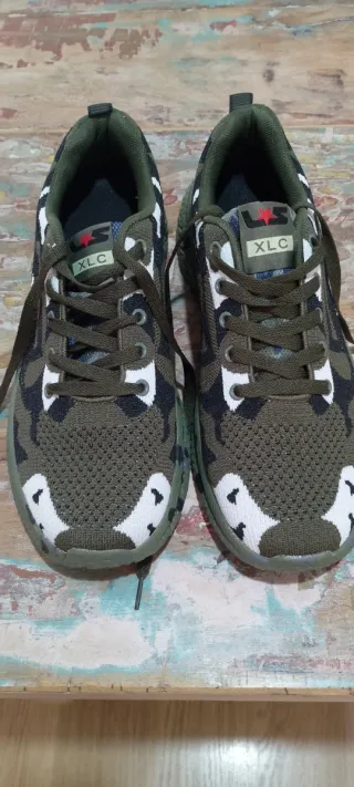 Zapatillas deportivas XLC camuflaje verde