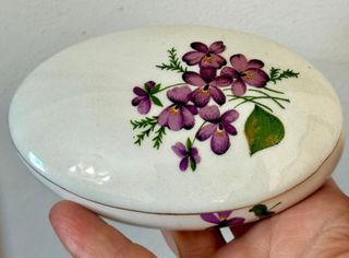 Vaso cristallo antico e portagioie
