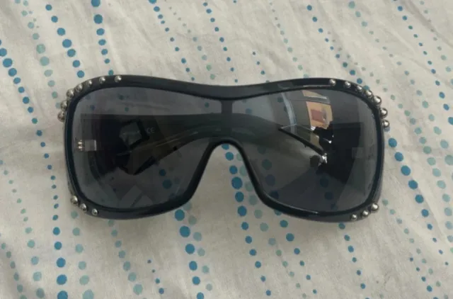 RIBASATO Occhiali da sole Vogue neri con borchie