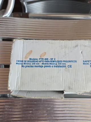 Cierre seguridad remolque frigorífico
