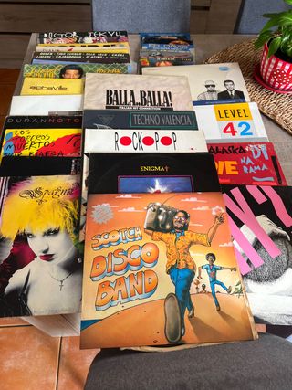 Lote Vinilos Música Años 80 50 discos