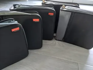 5 Borse Porta CD/DVD Avec - 200 dischi cad.