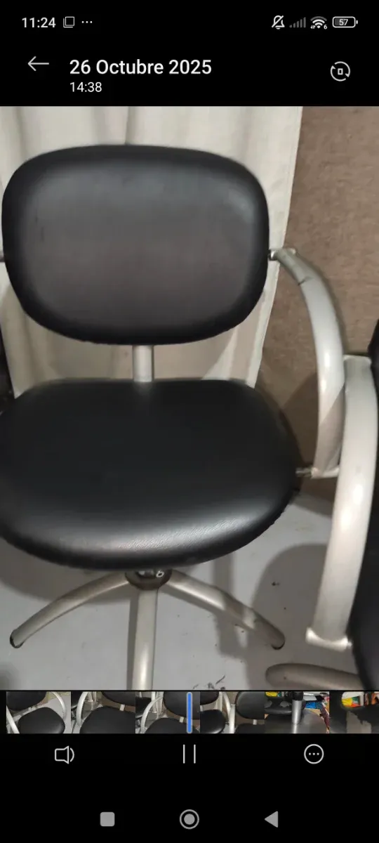 3 Sillas de Peluquería