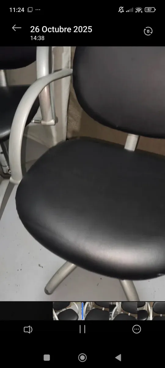 3 Sillas de Peluquería