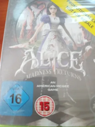 Alice Madness Returns Xbox 360 (Promocional)