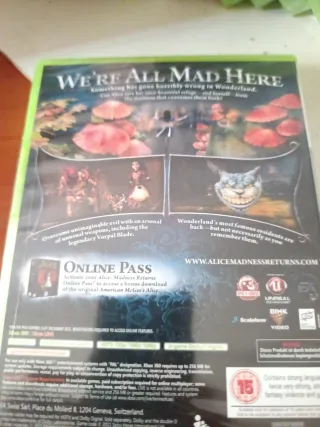 Alice Madness Returns Xbox 360 (Promocional)