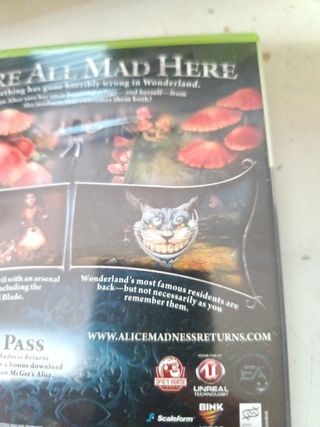 Alice Madness Returns Xbox 360 (Promocional)