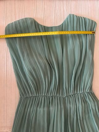 Mono plisado espalda descubierta Zara talla S