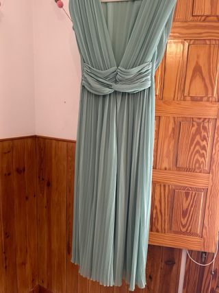 Mono plisado espalda descubierta Zara talla S