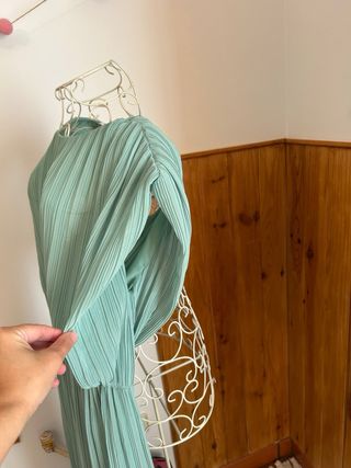 Mono plisado espalda descubierta Zara talla S